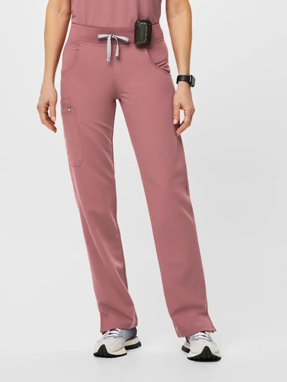 Figs Mauve Kade Cargo Scrub Pant